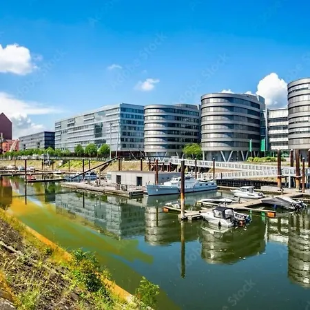 Onthepoint, Erdgeschoss, Abstellplatz Fuer Fahrraeder, City Und Innenhafen 5 Gehminuten!!! Duisburgo Esterno foto